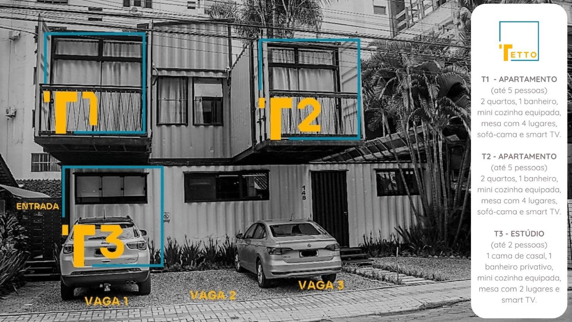 Aps Em Container Na Meia Praia, Itapema, Sc - Tetto Stays Exteriér fotografie